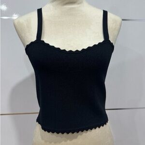 Zara Crop Knit Tank